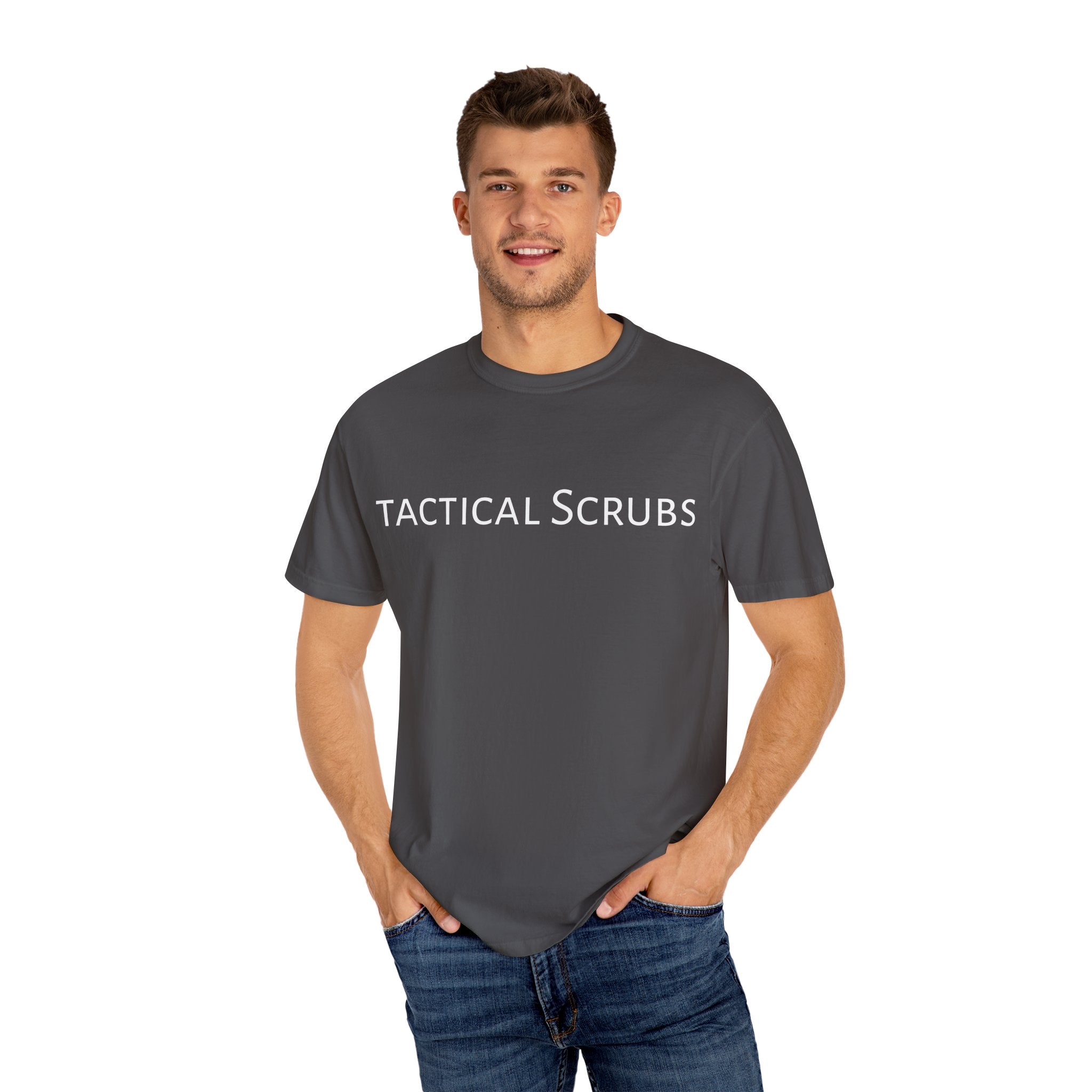 Tactical Scrubs T-Shirt, Dead inside but still caring.