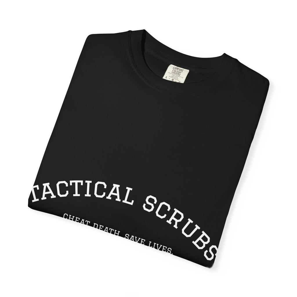 T-Shirt with Tactical Scrubs Design | Cool Graphic Tee for Medical Professionals, Casual Wear