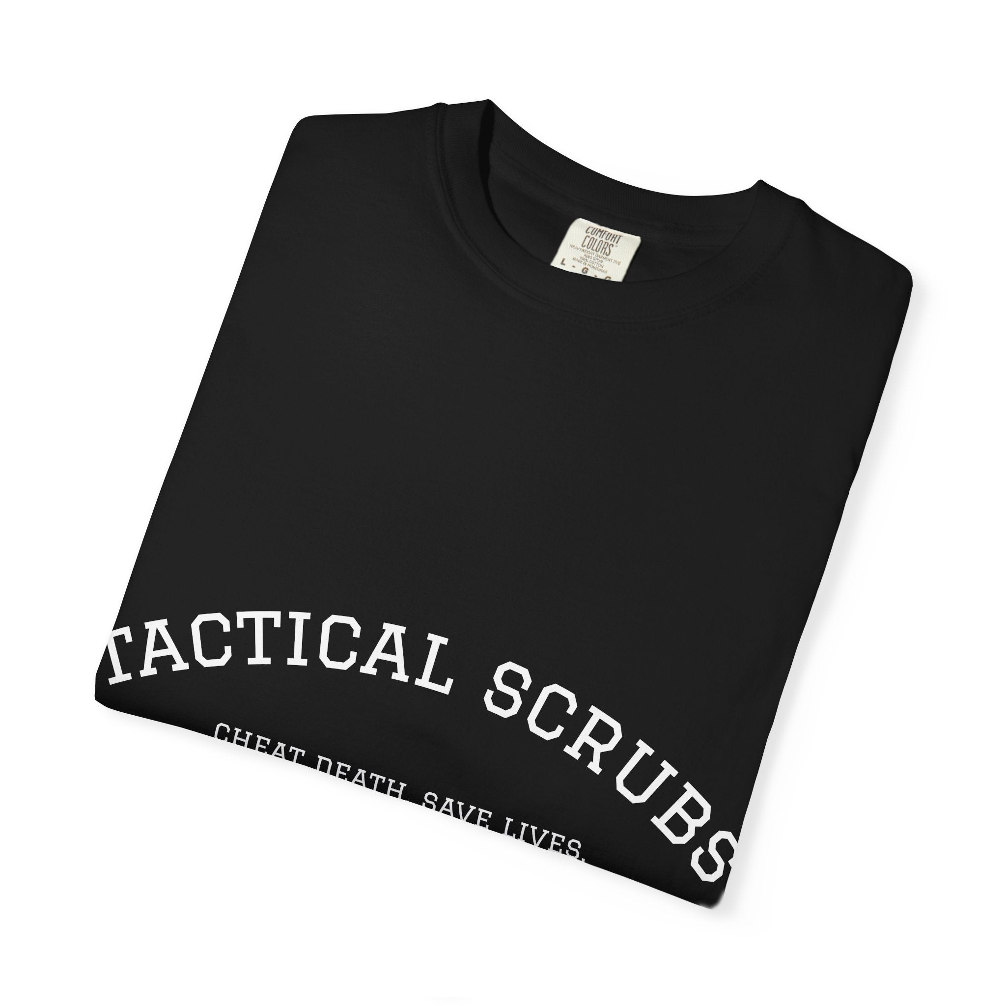 T-Shirt with Tactical Scrubs Design | Cool Graphic Tee for Medical Professionals, Casual Wear