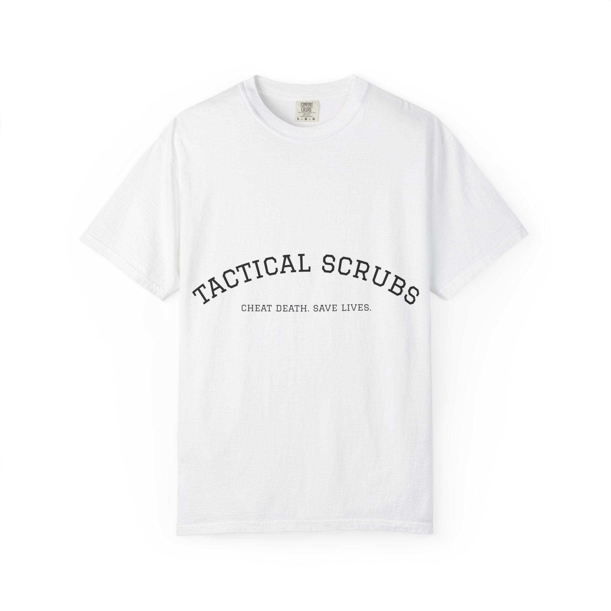 T-Shirt with Tactical Scrubs Design | Cool Graphic Tee for Medical Professionals, Casual Wear