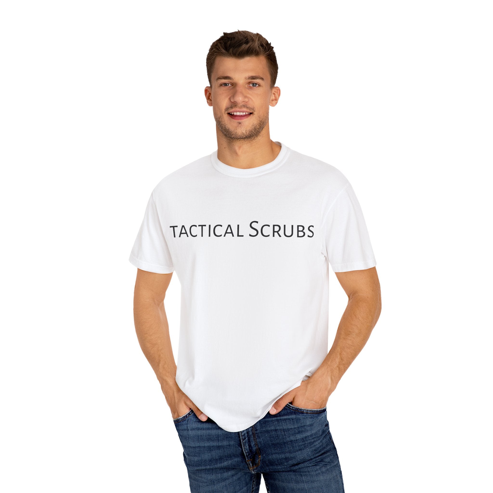 Tactical Scrubs T-Shirt, Dead inside but still caring.
