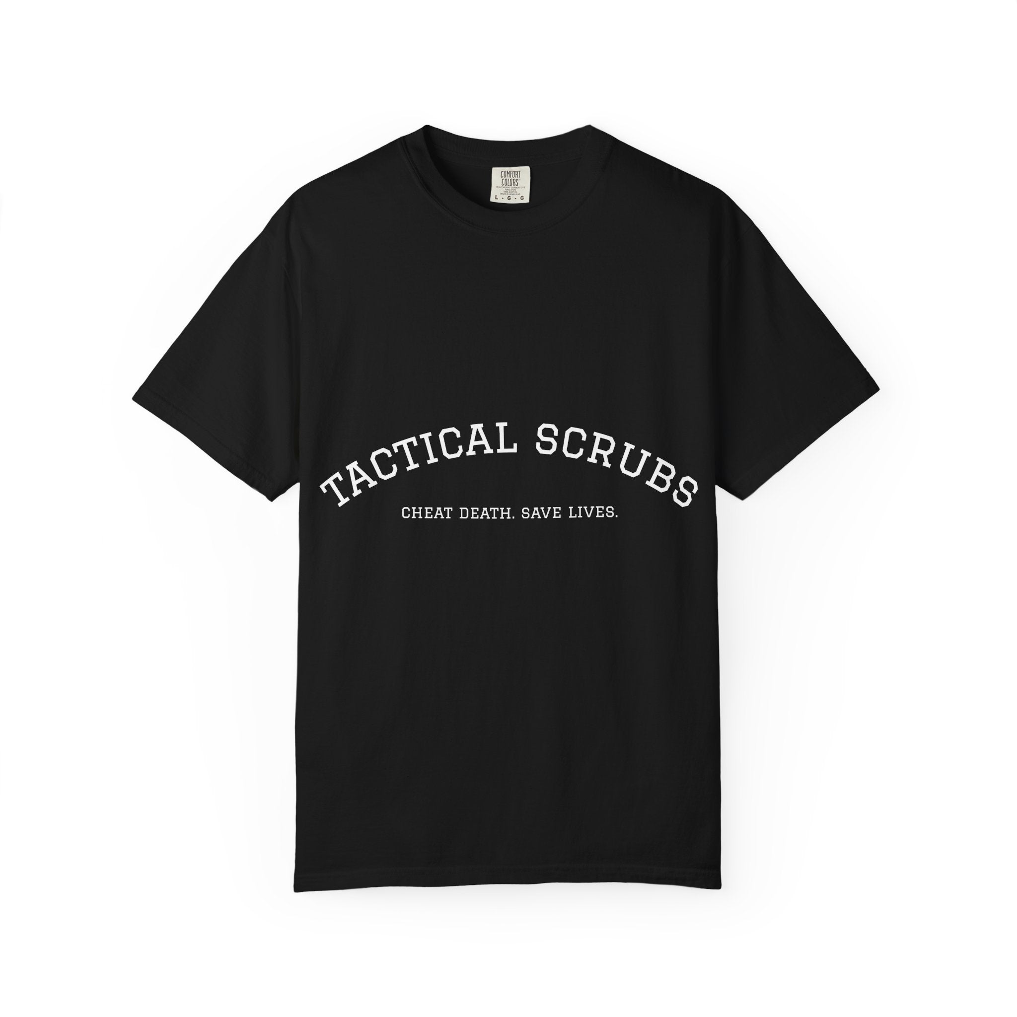 T-Shirt with Tactical Scrubs Design | Cool Graphic Tee for Medical Professionals, Casual Wear